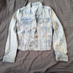 Ripped Jean Jacket
